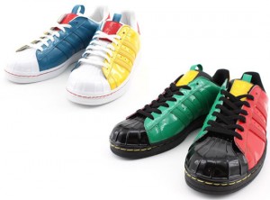 Die Adidas Superstar Sneaker in der multicolor Variante