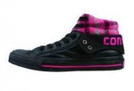 Der Converse Woolrich Padded Collar in schwarz&pink für Frauen